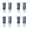 The Starry Night (Van Gogh 1889) Glass Shot Glass - 2 oz - Set of 4 - APPROVAL