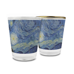 The Starry Night (Van Gogh 1889) Glass Shot Glass - 1.5 oz