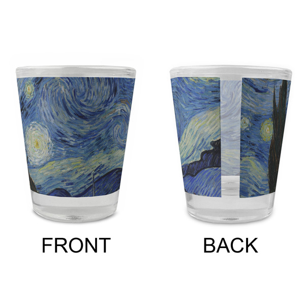 The Starry Night (Van Gogh 1889) Glass Shot Glass - Standard - APPROVAL