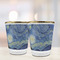 The Starry Night (Van Gogh 1889) Glass Shot Glass - with gold rim - LIFESTYLE