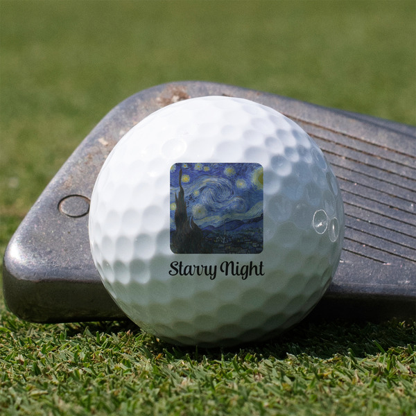 The Starry Night (Van Gogh 1889) Golf Ball - Branded - Club