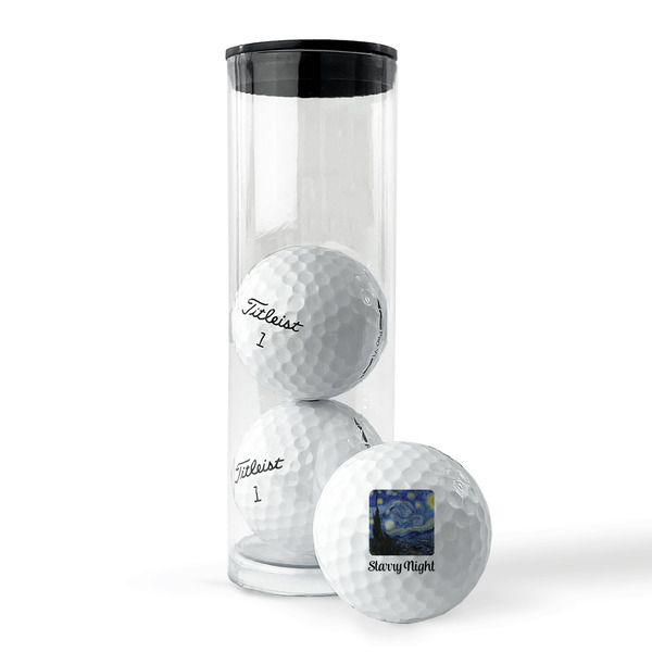 The Starry Night (Van Gogh 1889) Golf Balls - Titleist - Set of 3 - PACKAGING