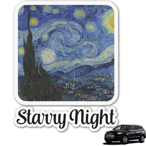 Custom The Starry Night (Van Gogh 1889) Graphic Car Decal - Custom Size