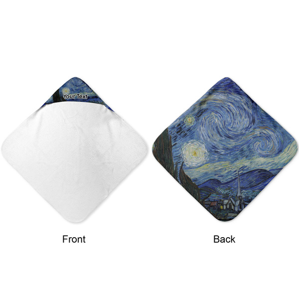The Starry Night (Van Gogh 1889) Hooded Baby Towel- Approval