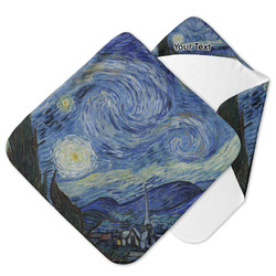 The Starry Night (Van Gogh 1889) Hooded Baby Towel