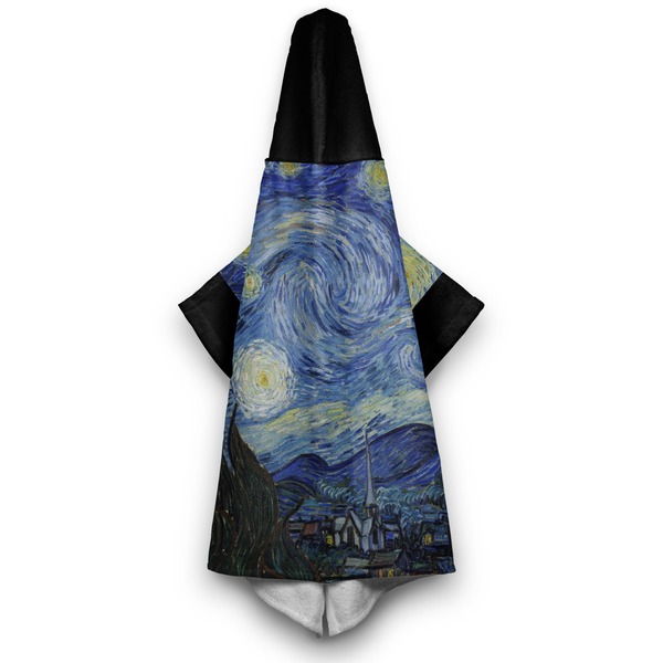 The Starry Night (Van Gogh 1889) Hooded Towel - Hanging