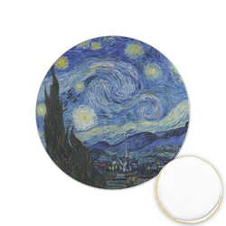 The Starry Night (Van Gogh 1889) Printed Cookie Topper - 1.25"