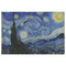 The Starry Night (Van Gogh 1889) Indoor / Outdoor Rug - 2'x3' - Front Flat
