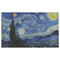 The Starry Night (Van Gogh 1889) Indoor / Outdoor Rug - 3'x5' - Front Flat