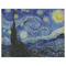 The Starry Night (Van Gogh 1889) Indoor / Outdoor Rug - 6'x8' - Front Flat