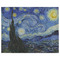 The Starry Night (Van Gogh 1889) Indoor / Outdoor Rug - 8'x10' - Front Flat