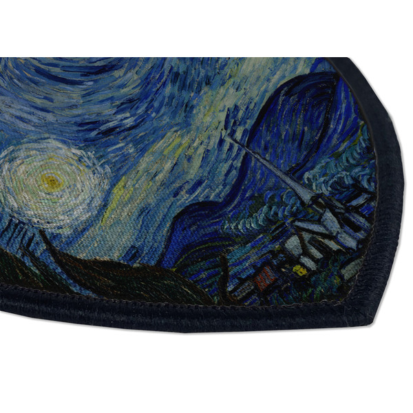 The Starry Night (Van Gogh 1889) Iron on Shield 3 Detail