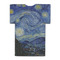 The Starry Night (Van Gogh 1889) Jersey Bottle Cooler - BACK (flat)