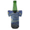 The Starry Night (Van Gogh 1889) Jersey Bottle Cooler - FRONT (on bottle)