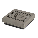 The Starry Night (Van Gogh 1889) Jewelry Gift Box - Engraved Leather Lid