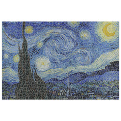 The Starry Night (Van Gogh 1889) 1014 pc Jigsaw Puzzle