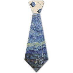The Starry Night (Van Gogh 1889) Iron On Tie