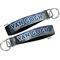 The Starry Night (Van Gogh 1889) Key-chain - Metal and Nylon - Front and Back