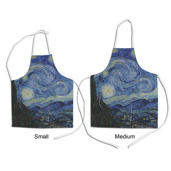The Starry Night (Van Gogh 1889) Kid's Aprons - Comparison