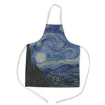 The Starry Night (Van Gogh 1889) Kid's Apron - Medium