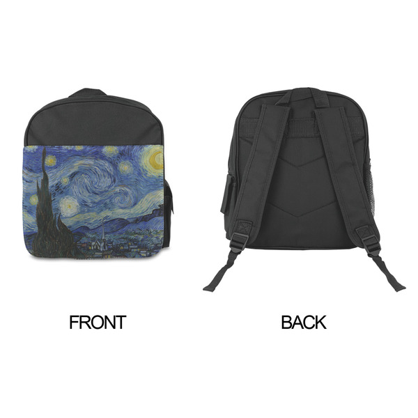 The Starry Night (Van Gogh 1889) Kid's Backpack - Approval