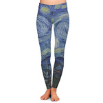 The Starry Night (Van Gogh 1889) Ladies Leggings - Extra Large