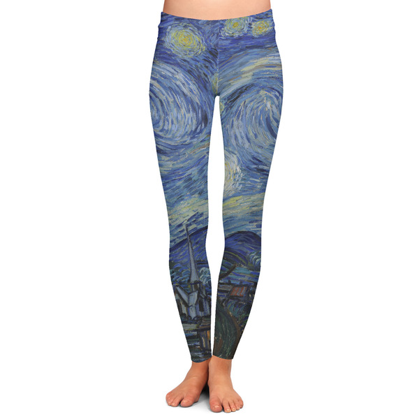 Custom The Starry Night (Van Gogh 1889) Ladies Leggings