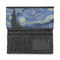 The Starry Night (Van Gogh 1889) Ladies Wallet - Half Way Open