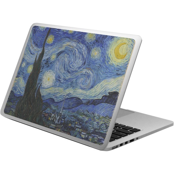 Custom The Starry Night (Van Gogh 1889) Laptop Skin - Custom Sized