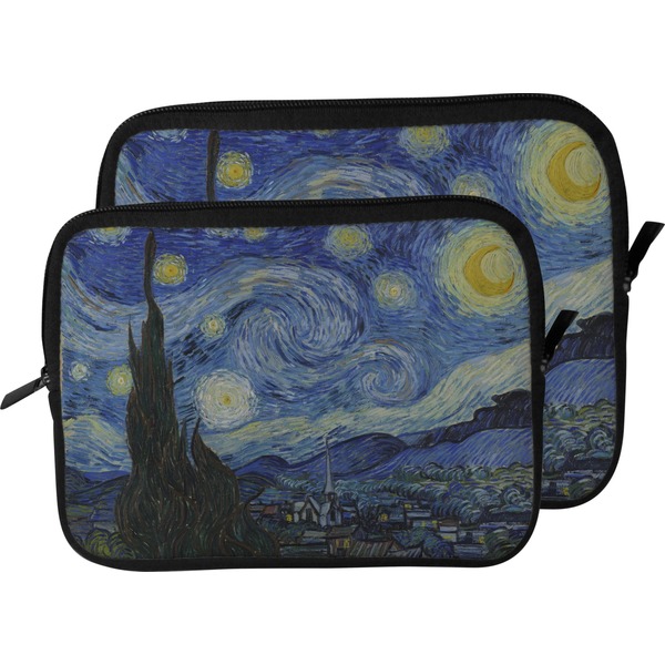 The Starry Night (Van Gogh 1889) Laptop Sleeve (Size Comparison)