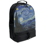 The Starry Night (Van Gogh 1889) Backpacks - Black