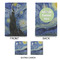 The Starry Night (Van Gogh 1889) Large Gift Bag - Approval
