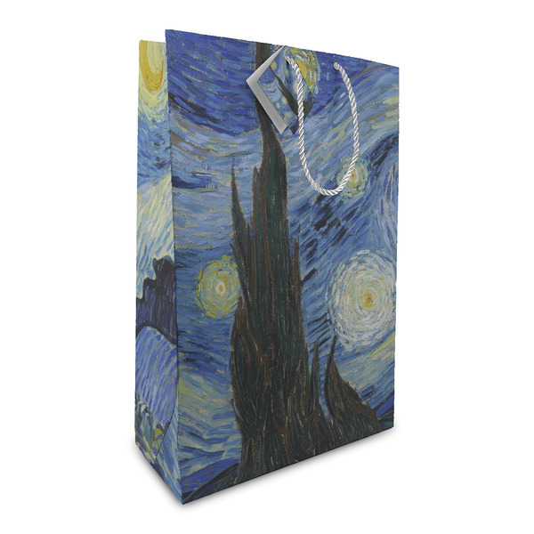 Custom The Starry Night (Van Gogh 1889) Large Gift Bag