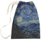 The Starry Night (Van Gogh 1889) Large Laundry Bag - Front View