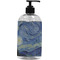 The Starry Night (Van Gogh 1889) Plastic Soap / Lotion Dispenser (16 oz - Large - Black)