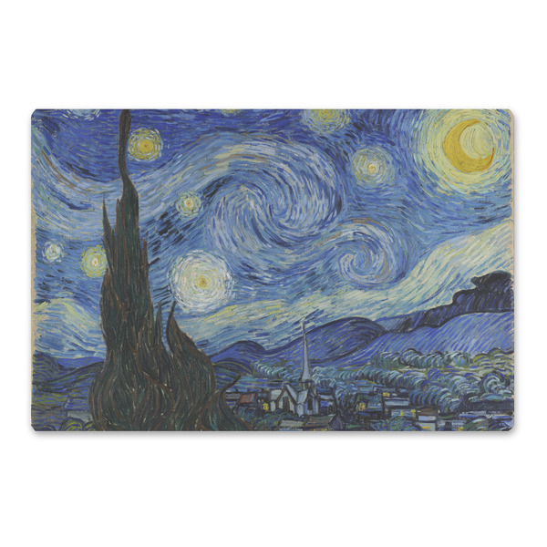 Custom The Starry Night (Van Gogh 1889) Large Rectangle Car Magnet