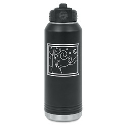 The Starry Night (Van Gogh 1889) Water Bottles - Laser Engraved