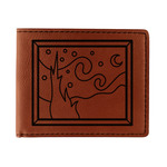 The Starry Night (Van Gogh 1889) Leatherette Bifold Wallet