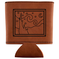 The Starry Night (Van Gogh 1889) Leatherette Can Sleeve