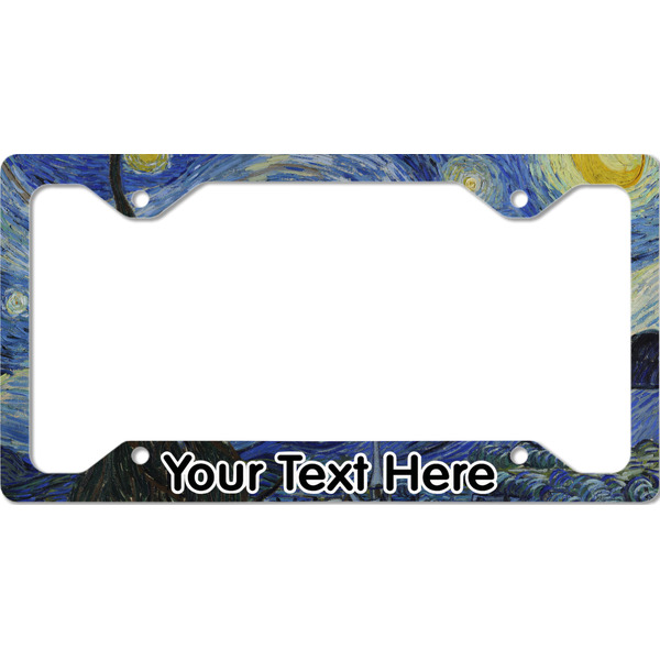 The Starry Night (Van Gogh 1889) License Plate Frame - Style C