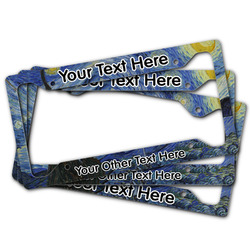 The Starry Night (Van Gogh 1889) License Plate Frame