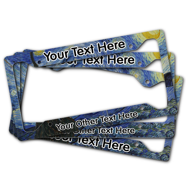 The Starry Night (Van Gogh 1889) License Plate Frames - (PARENT MAIN)
