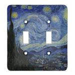 The Starry Night (Van Gogh 1889) Light Switch Cover (2 Toggle Plate)