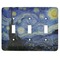 The Starry Night (Van Gogh 1889) Light Switch Covers (3 Toggle Plate)
