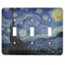 The Starry Night (Van Gogh 1889) Light Switch Cover (3 Toggle Plate)