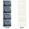 The Starry Night (Van Gogh 1889) Linen Placemat - APPROVAL Set of 4 (single sided)