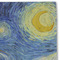 The Starry Night (Van Gogh 1889) Linen Placemat - DETAIL