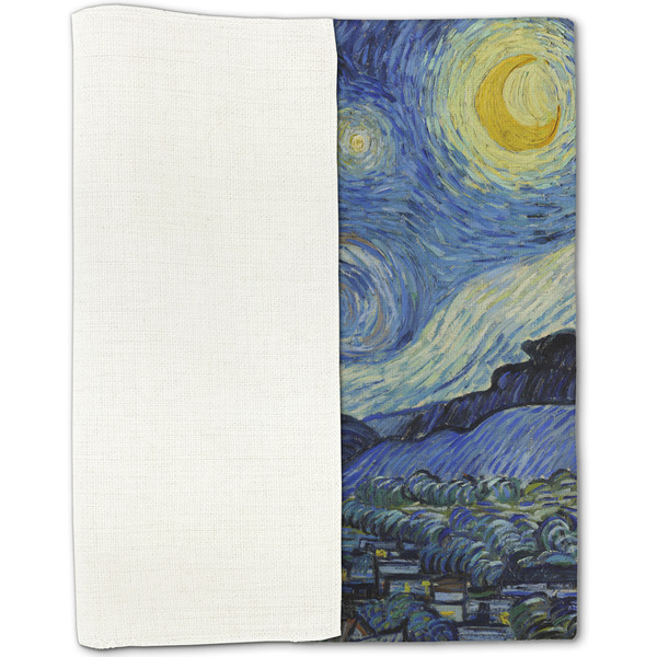 The Starry Night (Van Gogh 1889) Linen Placemat - Folded Half