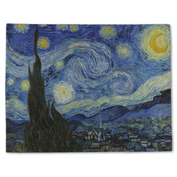 The Starry Night (Van Gogh 1889) Single-Sided Linen Placemat - Single