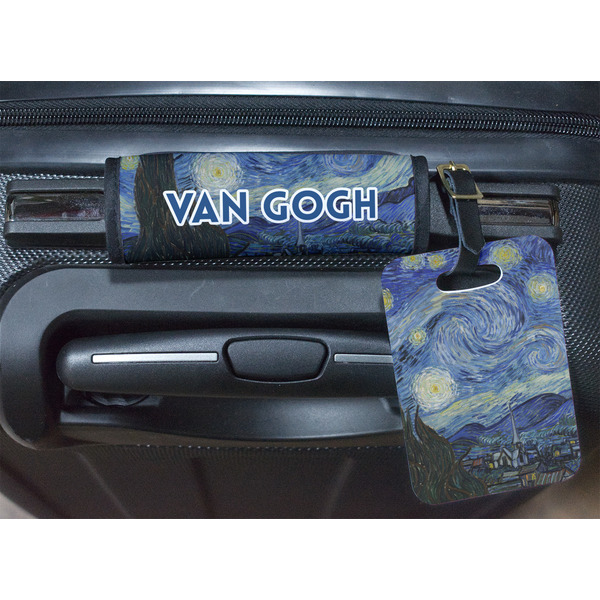 The Starry Night (Van Gogh 1889) Luggage Wrap & Tag